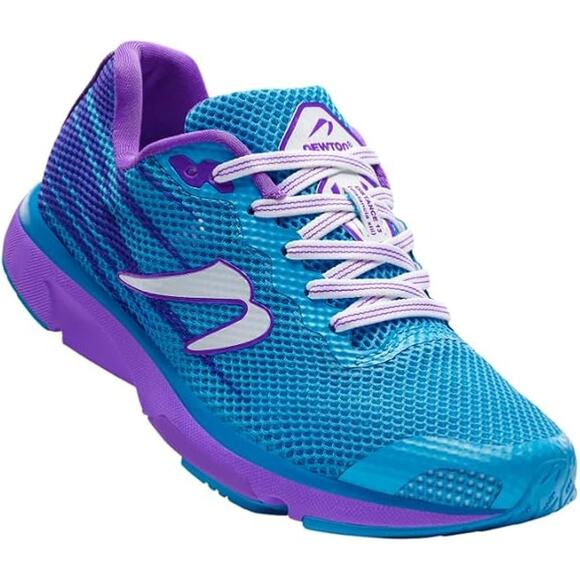 NEWTON Distance 13 Mesh Low Top Running Sneakers Blue/Violet Women's Size 10.5 - Picture 1 of 11